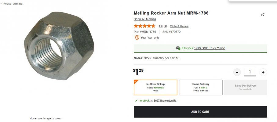 SBC 350 Melling Rocker Arm Nut MRM-1786.jpg
