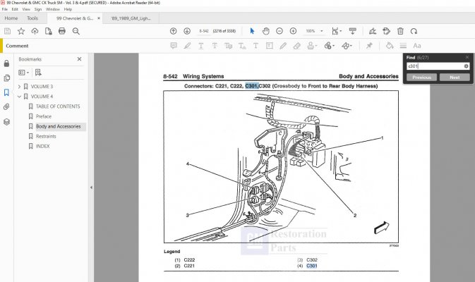 '99 C301 physical location illustration -- 99 Chevrolet & GMC CK Truck SM - Vol. 3 & 4.jpg