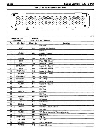 '98 VCM Connector C2 end view - 1998_GMT-98_CK-4_SERVICE_MANUAL-VOLUME_4_of_4-1.jpg