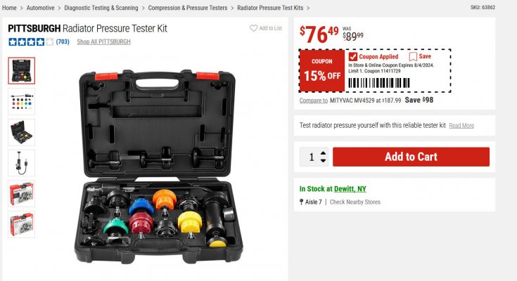 HF Pittsburg AutoRadiator Pressure Tester Kit.jpg