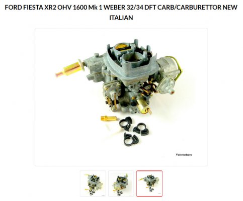 FORD FIESTA XR2 OHV 1600 Mk 1 WEBER 3234 DFT CARBCARBURETTOR NEW ITALIAN  eBay.jpg