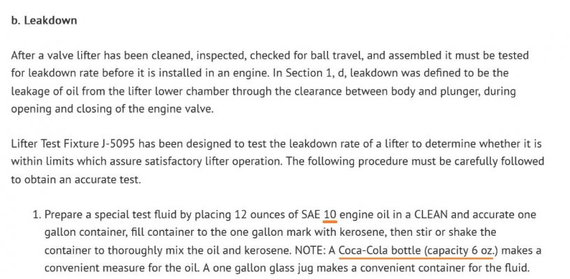 '51lifter leakdown tester - SAE 10 oil & kerosene test fluide -- 1951 Buick Checking Hydraulic...jpg